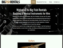 Tablet Screenshot of bigfishrentals.co.uk